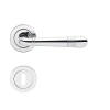 KARCHER DESIGN Klamka drzwiowa Montmartre R270 Chrom Okrągła rozetka