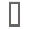 HÖRMANN Drzwi przesuwne szary pył RAL 7037 Duradecor ProLine z przeszkleniem LA 8