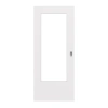 JELD-WEN Drzwi przesuwne do pomieszczeń wilgotnych Szary Biały HPL-Primata z przeszkleniem LÖ-23