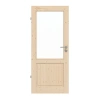 RADEX Drzwi wewnętrzne Typ 6002-LA Świerk Lite Drewno