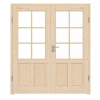 RADEX Drzwi podwójne Typ 6002-04-SP6 świerk drewno lite inkl. ościeżnica