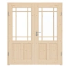 RADEX Drzwi podwójne Typ 6002-04-SF9 świerk drewno lite inkl. ościeżnica