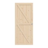 RADEX Drzwi przesuwne Loft ZZ Świerk Lite Drewno