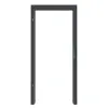 HÖRMANN ościeżnica do drzwi wejściowych szary antracytowy RAL 7016 lakierowana z prostokątną krawędzią 
