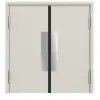 HÖRMANN kompletny zestaw stal wielofunkcyjne dwuskrzydłowe drzwi wahadłowe MZ-2 z ościeżnicą narożną