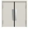 HÖRMANN kompletny zestaw stalowe wielofunkcyjne 2-skrzydłowe drzwi wahadłowe MZ-2 z ościeżnicą opaskową