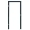 Ościeżnica WESTAG do drzwi wejściowych do mieszkania szary tytan A 416 PortaLit CPL z prostokątną krawędzią