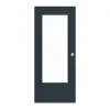 WESTAG drzwi przesuwne do pomieszczeń mokrych tytanowa szarość A 416 PortaLit CPL z przeszkleniem LA-DIN