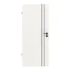 Drzwi wewnętrzne Linea Black 01 biały lakier RAL 9016