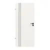 Drzwi wewnętrzne Linea Black 02 biały lakier RAL 9016