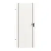 Drzwi wewnętrzne Linea Black 08 biały lakier RAL 9016