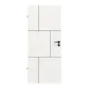 Drzwi wewnętrzne Linea Black M71 biały lakier RAL 9016