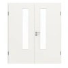 CLASSEN Drzwi podwójne Białe RAL 9016 CPL 4.4 z przeszkleniem z ościeżnicą