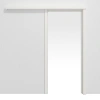 CLASSEN system drzwi przesuwnych Biały RAL 9016 CPL przed ścianą z ościeżnicą