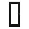 HÖRMANN Drzwi wewnętrzne czarne RAL 9005 lakier ProLine z przeszkleniem LA-8