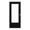 HÖRMANN Drzwi przesuwne czarne RAL 9005 lakier ProLine z przeszkleniem LA-DIN