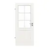 CLASSEN Drzwi wewnętrzne Classic 3.19, biały lakier, z przeszkleniem (szprosy) 