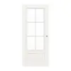 CLASSEN drzwi przesuwne klasyczne z białym lakierem 3.17 z przeszkleniem (szprosy) 