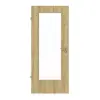 Drzwi wewnętrzne Basic 4.17, dąb Riviera, folia dekoracyjna, z przeszkleniem 