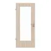 Drzwi wewnętrzne Basic 4.17, dąb Sonoma, folia dekoracyjna, z przeszkleniem 