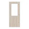 Drzwi przesuwne Basic 4.16, jasny orzech Columbia, folia dekoracyjna, z przeszkleniem 