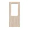 Drzwi przesuwne Basic 4.16, dąb Sonoma, folia dekoracyjna z przeszkleniem 