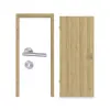 Zestaw drzwi wewnętrznych Basic dąb Riviera folia dekoracyjna 4.15 z ościeżnicą i klamką