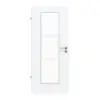 CLASSEN Drzwi wewnętrzne 4.5, CPL, białe ze strukturą, z przeszkleniem 