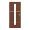 CLASSEN Drzwi wewnętrzne 4.11, CPL, orzech włoski, z przeszkleniem 