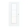 CLASSEN drzwi przesuwne biała struktura CPL 4.5 z przeszkleniem 