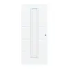 CLASSEN drzwi przesuwne białe z bielą strukturalną CPL 4.11 z przeszkleniem 