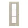 CLASSEN Drzwi przesuwne 4.5, CPL, dąb Kendal, z przeszkleniem 
