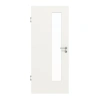 JELD-WEN Drzwi wewnętrzne Classic Błyszcząca biel podobna do RAL 9016 ExpertLack z przeszkleniem LÖ-72 po stronie zamka