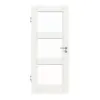 JELD-WEN drzwi wewnętrzne Solist 3FG biały błyszczący podobny do RAL 9016 ExpertLack z przeszkleniem LA-3G