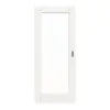JELD-WEN Drzwi przesuwne Solist 1F biały błyszczący podobny do RAL 9016 ExpertLack z przeszkleniem LA-1G