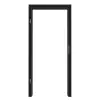 HÖRMANN Ościeżnica czarna RAL 9005 lakier matowy z prostą krawędzią