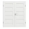 CLASSEN drzwi dwuskrzydłowe Frame 5.3 biały matowy CPL z ościeżnicą