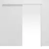 System drzwi przesuwnych biel matowa CPL, przesuwna, montowana na ścianie, bez ościeżnicy