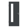 HÖRMANN Drzwi wewnętrzne Antracyt RAL 7016 Lakier ProLine z przeszkleniem LA-24 po stronie zawiasów