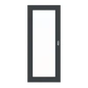 HÖRMANN Drzwi przesuwne antracyt RAL 7016 lakier ProLine z przeszkleniem LA-27