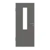 HÖRMANN Drzwi wewnętrzne szary pył RAL 7037 lakier ProLine z przeszkleniem LA-4 na środku