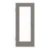 HÖRMANN drzwi wewnętrzne taupe (kolor ciemnoszaro-brązowy) RAL 7048 lakier ProLine z przeszkleniem LA-8