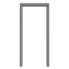 HÖRMANN ościeżnica drewniana do drzwi dymoszczelne taupe (kolor ciemnoszaro-brązowy) RAL 7048 lakier ProLine z zaokrąglona krawędź