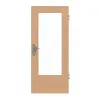 JELD-WEN Drzwi wejściowe do mieszkania w kolorze klasyczny buk fornirowane z drewna litego z przeszkleniem LÖ-23