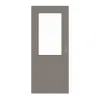 HÖRMANN Drzwi przesuwne taupe RAL 7048 Lakier ProLine z przeszkleniem LA 7