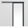 HÖRMANN system drzwi przesuwnych montowany na ścianie antracyt RAL 7016 lakier ProLine z ościeżnicą
