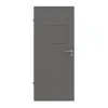 HÖRMANN Drzwi wewnętrzne Groove 13, lakier popielaty RAL 7037, DesignLine