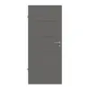 HÖRMANN drzwi wewnętrzne Groove 14 szary pyłowy RAL 7037 lakier DesignLine