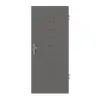 HÖRMANN Drzwi wejściowe do mieszkania Groove 19, lakier popielaty RAL 7037, DesignLine