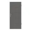 HÖRMANN drzwi wejściowe do mieszkania Groove 22 szary pyłowy RAL 7037 lakier DesignLine